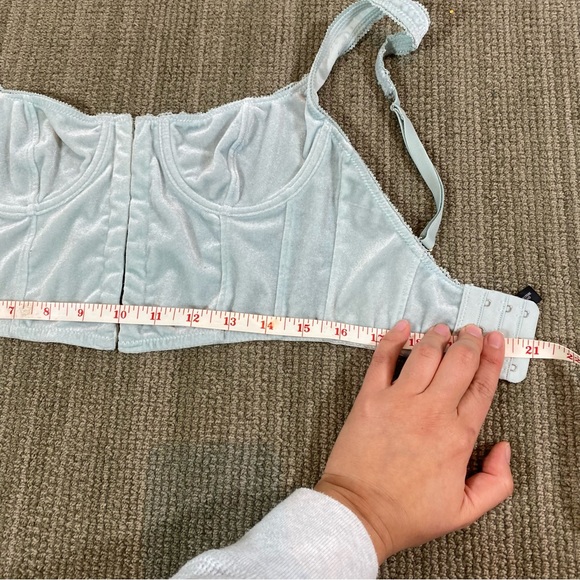 Out From Under Anastasia Velvet Balconette Bra Top - Picture 6 of 8